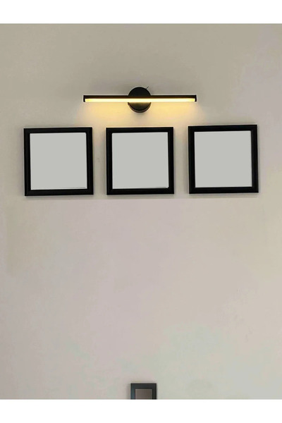 Wooden Factory Siyah Çerçeve Seti 3 Parça – 20x20 Cm (Dış Ölçü) Kare Duvar De...