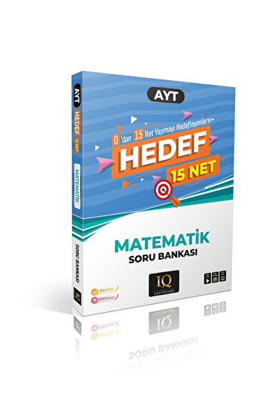 IQ YAYINLARI IQ Yayınları, AYT Hedef 15 Net Matematik Soru Bankası