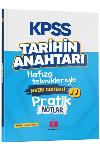 Genel Markalar Kpss Tarihin Anahtarı Müzik Destekli Pratik Notlar - Umut Kaya