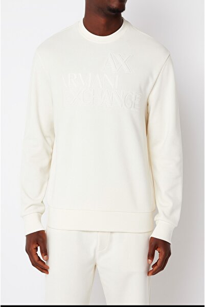 Armani Exchange Erkek Sweatshirt Beyaz