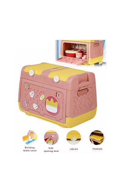 AutoFamily AUTO FAMILY Toy Plastic Storage Box for Kids 25L, Stackable Bins f...