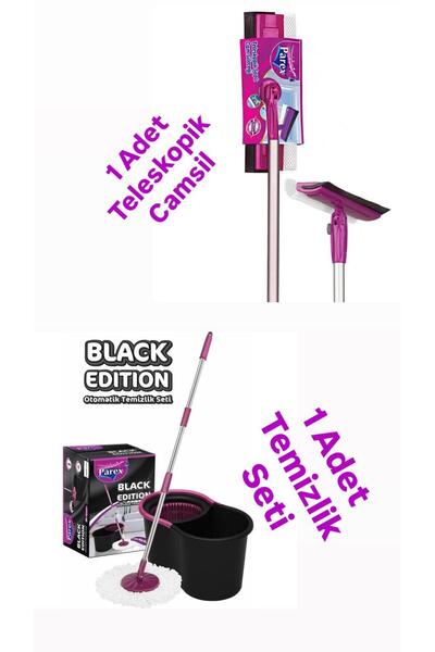 FOREVERSTORS PAREX BLACK EDİTİON TEMİZLİK VE MOP SETİ