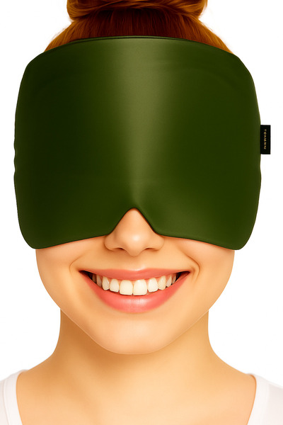 Genel Markalar Mıgren Ve Baş Ağrısı Giderici Başlığı,sıcak Ve Soğuk Kompres Şapkası,buz Paketi Bandajı(YEŞİL)