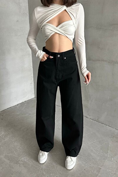 XRAY JEANS Γυναικείο τζιν φαρδύ παντελόνι με φαρδύ πόδι