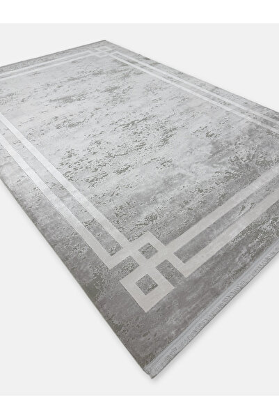 Pierre Cardin Monet Mt18b Gri Beyaz Bambu Halı