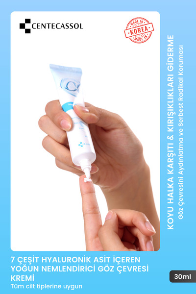 centecassol Göz Çevresine Özel Bakım: Hyaluronic Alpha Eye Cream ile Canlı Ba...