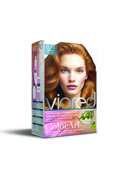viored ColorArt Set Saç Boyası 8.73 Karamel