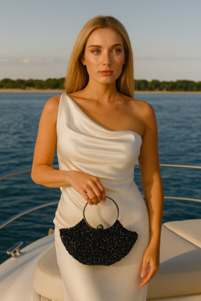 Çanta Trend Geantă neagră pentru rochie de seară de damă C06564008287