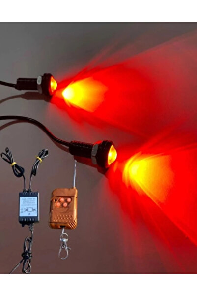 E.K.Tuning Uzaktan Kumandalı Ayna Altı Kartal Göz Led Kırmızı