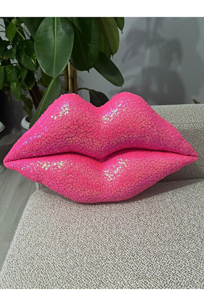 LUMIA ÇEYİZ Patetli DUDAK Yastık 48 x 30