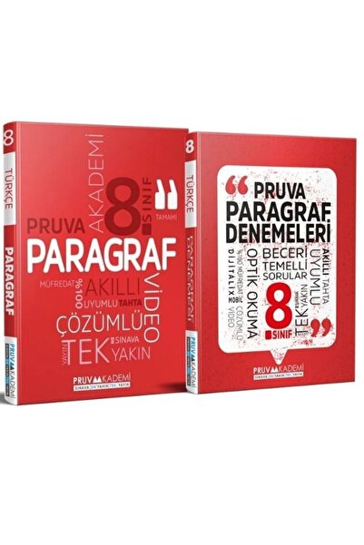 Pruva Akademi 2026 LGS 8. SINIF PARAGRAF SORU BANKASI + puruva paragraf denem...