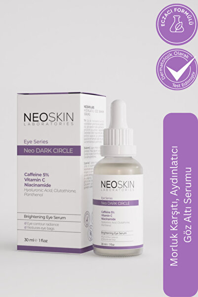 NEOSKIN Neo Dark Cırcle-göz Altı Morluk Karşıtı, Aydınlatıcı Göz Altı Serumu (kafein+vitamin C/e+glutatyon)