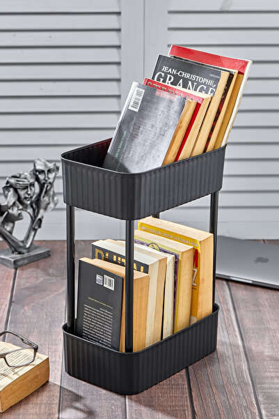 VİP LİFE HOME Vlh-easy 2 Katlı Masaüstü Çok Amaçlı Raf Kitaplık Organizer Düzenleyici (TEKERLEKSİZ)