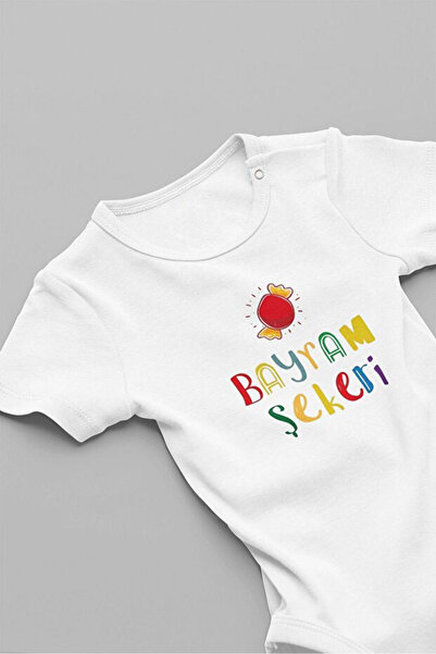 EYDUBABY بدلة أطفال قصيرة الأكمام مطبوعة بتصميم Bayram Candy