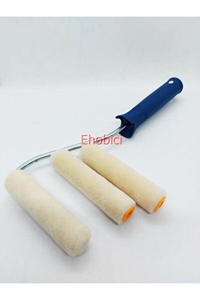 Genel Markalar Kadife Rulo Fırça 10cm +2 Yedekli (moher)