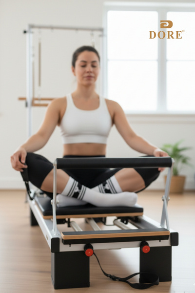 Dore Унісекс Преміум 2 пари нековзних шкарпеток для пілатесу та йоги, чорно-білі