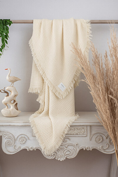 Childora بطانية موسلين من القطن العضوي 100%، 4 طبقات – مقاس 110x100 سم |   بط...