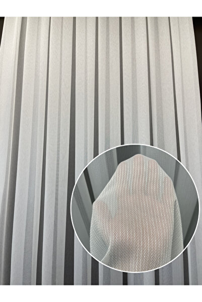 PERDEYERİ Su Yolu Üsküdar Tül Perde 1/3 Sık Pileli Ütü İstemez Dayanıklı