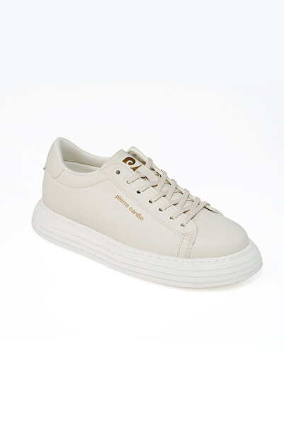 Pierre Cardin Ανδρικά παπούτσια casual sneaker με χοντρή σόλα σε μπεζ χρώμα