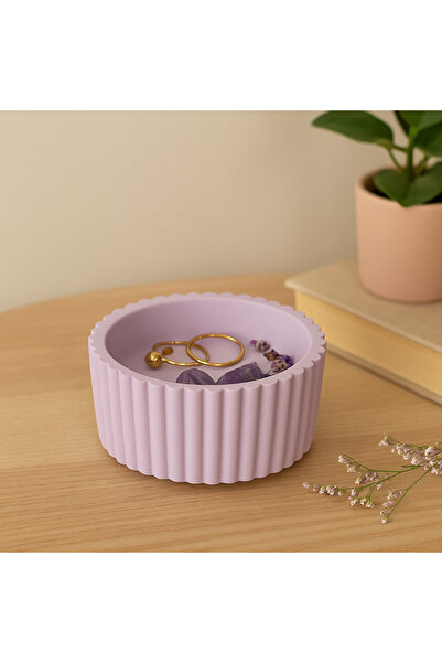 ehobici Round Striped Bowl 8X8Cm