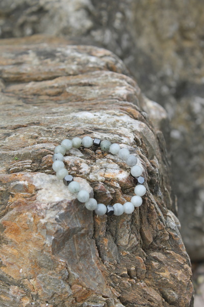 Esre Doğaltaş Takı Labradorite Natural Stone Men's Bracelet