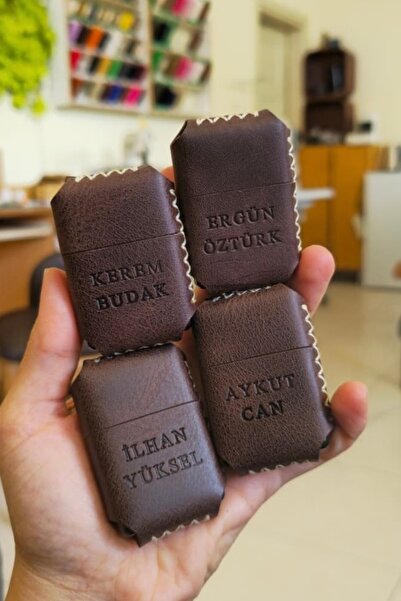 RETROTR El Yapımı Hakiki Deri Çakmak İsme Özel