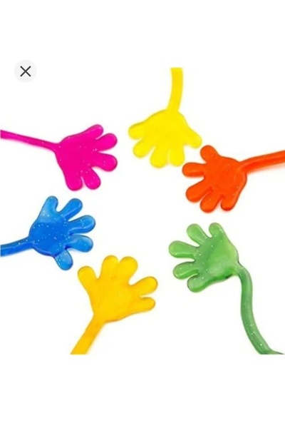CharmPlay Colorful Sticky Hand Toy – Fun Throwing and Party Favor for Kids