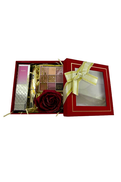 velve Goldishold package for women, Rime eyeshadow palette, soap rose eau de ...