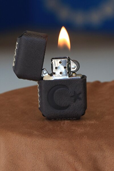 RETROTR El Yapımı Hakiki Deri Çakmak Isme Özel