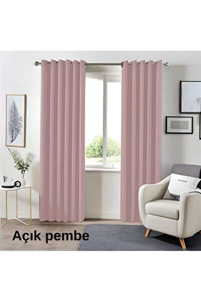 MebelPort Curtain BLACKOUT FONLUK KUŞGÖZÜ DİKİM ŞEKLİ TEK KANAT