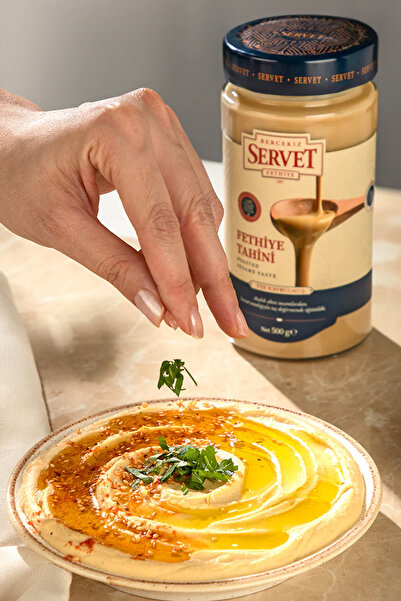 BERCEKIZ SERVET ŞEKERLEME Tek Kavrulmuş Taze Fethiye Tahini - 500 gr
