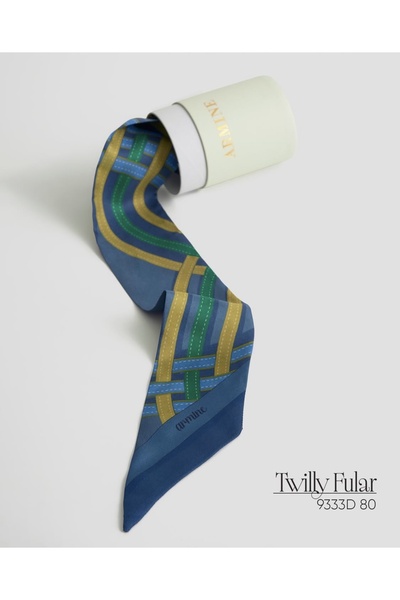 Armine SAF İPEK TWİLL FULAR