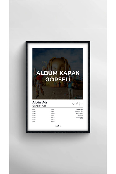 Thetic ÖZEL ALBÜM - PREMIUM Çerçeveli Tablo