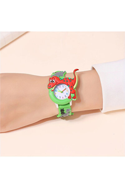 darko Boy's Dinosaur Wristwatch Green Dinosaur Children's Watch Tyrannosaurus...
