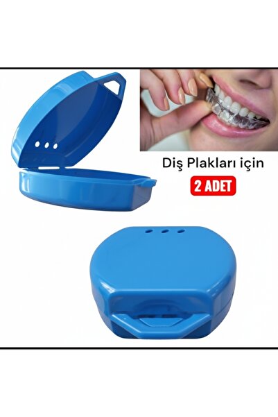 Vulli DİŞ PLAK KABI 2 ADET PRATİK TAŞINABİLİR YIKANABİLİR