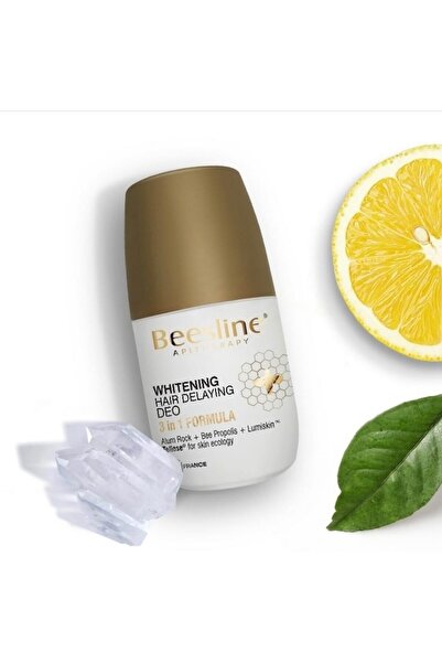 Beesline Whitening Roll-On Hair Delaying Deodorant 50ml (1+1 FREE)