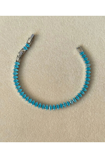 Duo Mavi Çelik Su Yolu Bileklik