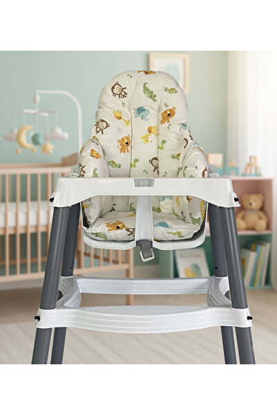 Wayne's Lüx Pamuklu Bebek Çocuk Mama Sandalyesi Minderi