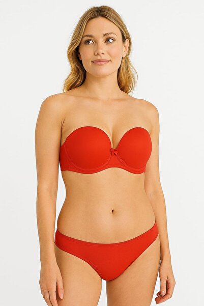 enmodaiçgiyim Strapless Silicone Adhesive Supported Bra – 3 Strap Options
