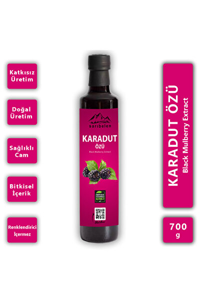 sarıbelen Karadut Özü – Şeker İlavesiz 700 g Doğal ve Katkısız