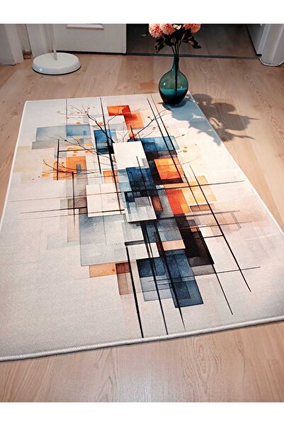 Ardizayn Bohemian - Non-Slip, Cotton Woven Base (80X120 cm) Bathroom Rug