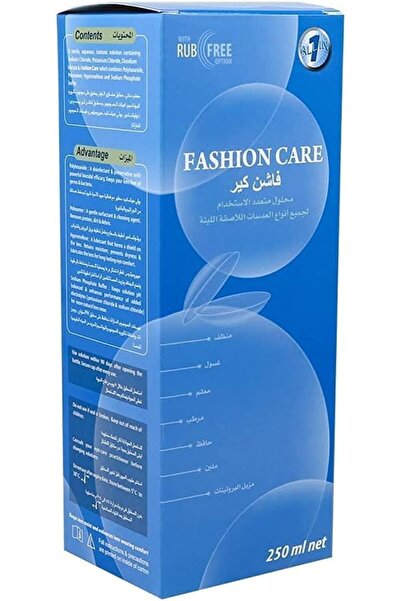 Fashionasa Fashion Care Multipurpose Cleaning Solution for Soft Contact Lenses, 120 ml