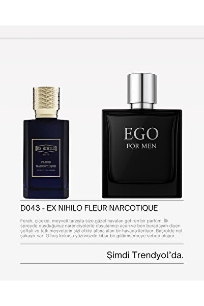 homeartplus D043 - Ego 50 ml ( NARKOTİK ) Delux kalite Erkek Parfüm