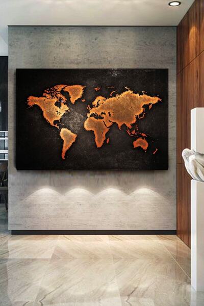 ColorVision The World Unlimited Kanvas Tablo 100x140cm