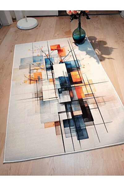 Ardizayn Bohemian - Non-Slip, Cotton Woven Base (80X120 cm) Bathroom Rug