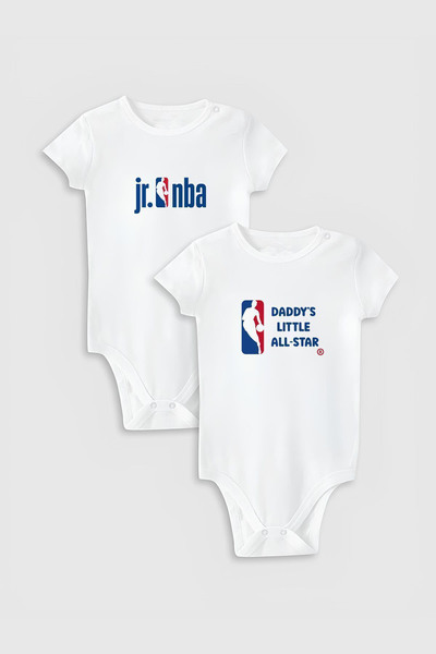 FORMİRA طقم ملابس أطفال مكون من قطعتين مطبوع عليه كرة السلة مصنوع من القطن ال...