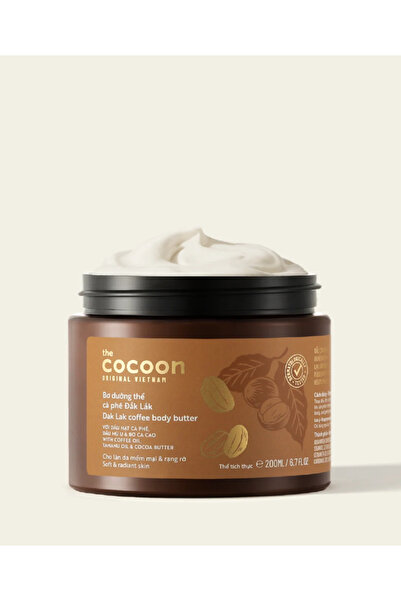 The Cocoon Original Vietnam Dak Lak Coffee Body Butter 200ml, Deep Moisturizi...