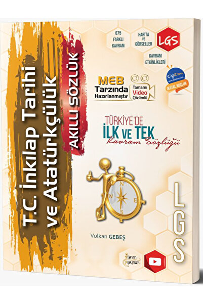 3K YAYIN Tanım Yayınları LGS T.C İnkılap Tarihi ve Atatürkçülük Akıllı Sözlük