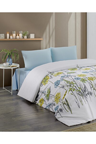 Bikaya Home طقم غطاء لحاف مزدوج من كريستال رانفورس |   100% قطن |   57 تيل | ...