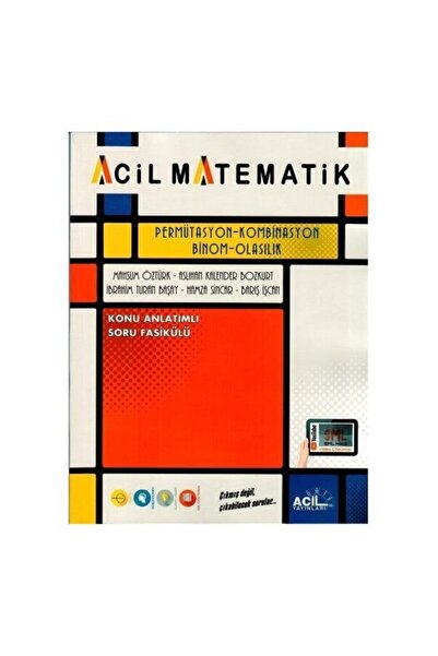 Bilgi Sarmal Yayınları Acil Matematik Permütasyon Kombinasyon Binom Olasılık